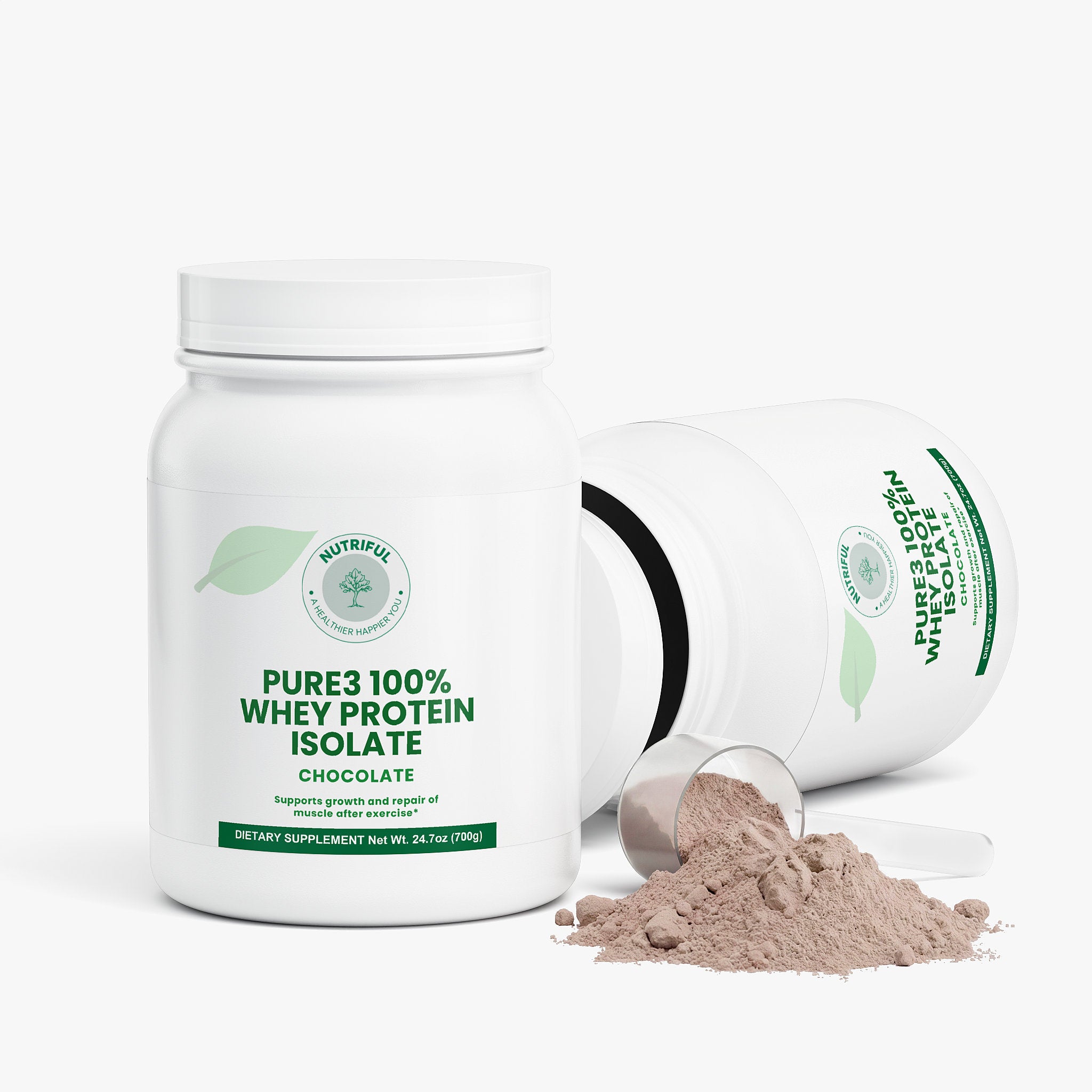 Pure3 100% Whey Protein Isolate (Chocolate)